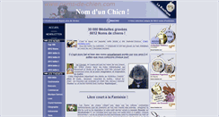 Desktop Screenshot of noms-de-chiens.com